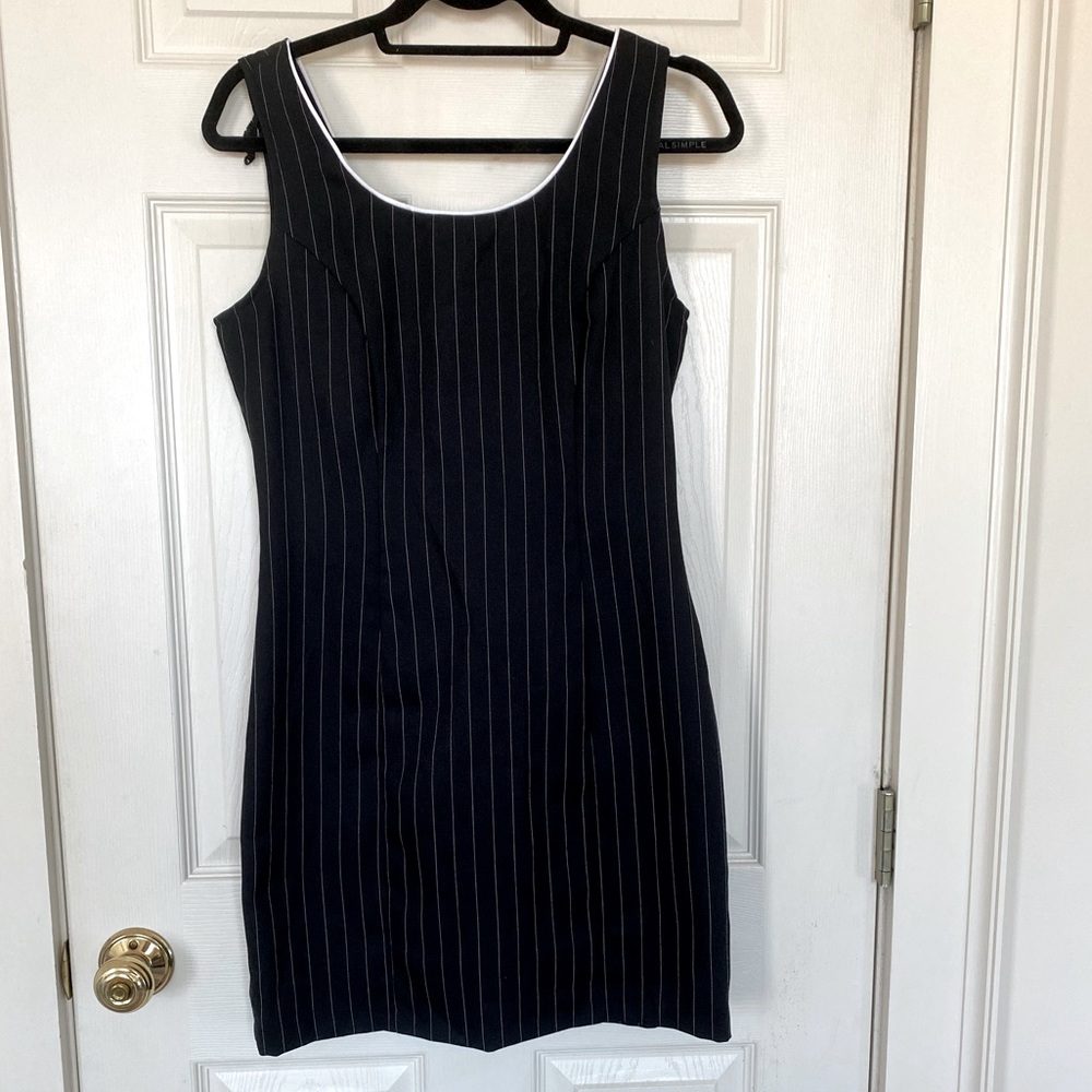 Vintage made in USA City Triangle striped dress